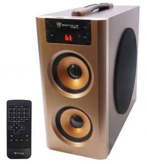 כל מה שחייב בבית Top selling items - Home & Garden Rockville RHB70 Home Theater Compact Powered Speaker System w Bluetooth/USB/<wbr/>FM